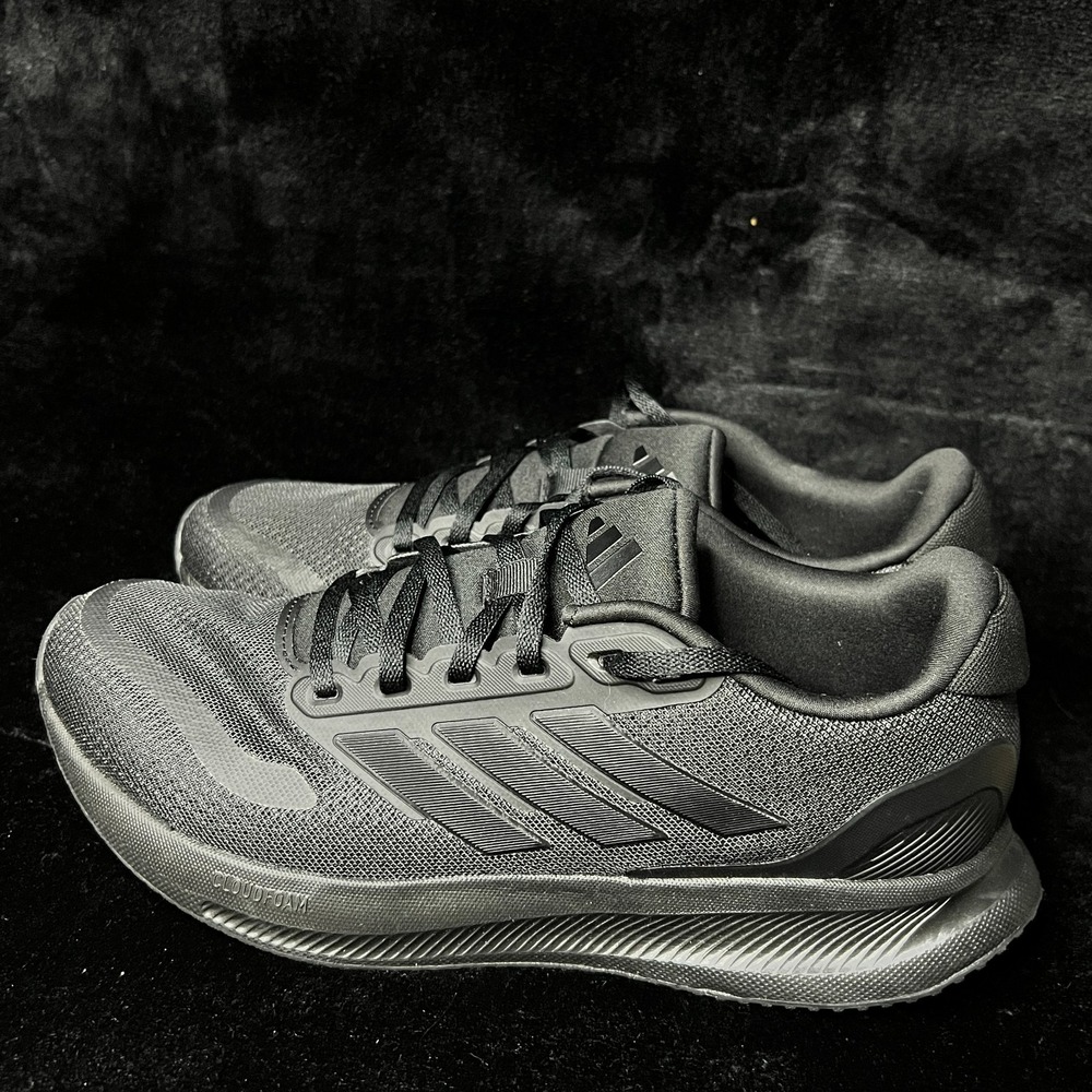 Adidas Runfalcon 5 IE8828 Womens 8 Running Shoes Triple Black Athletic Sneakers